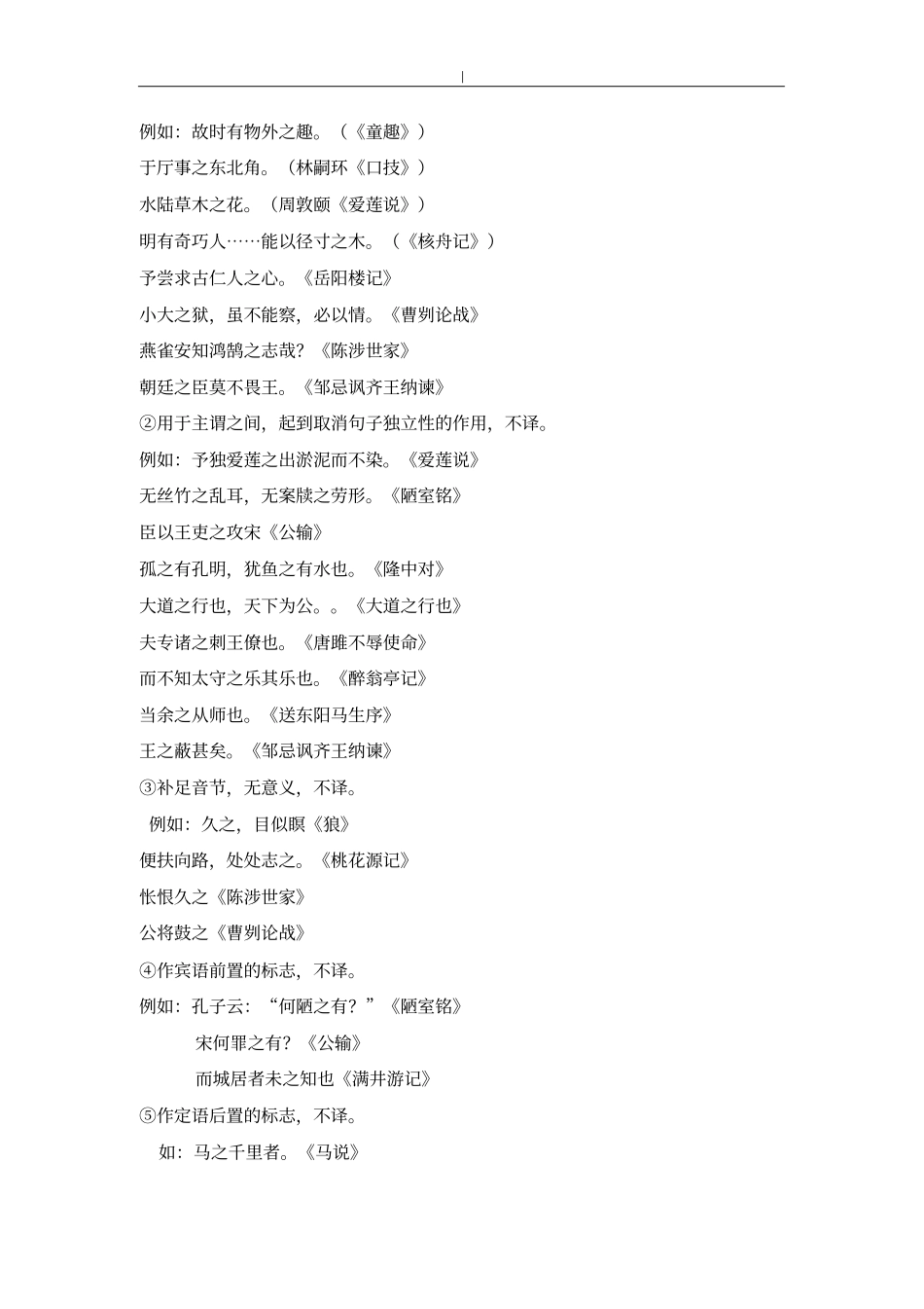 人教版-初中语文常见文言文虚词用法整理_第2页