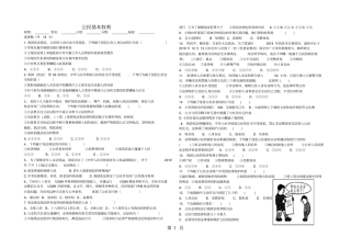 人教版八年级道德与法治下册第三课第一框公民基本权利试题无答案-文档资料
