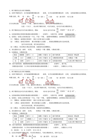 人教版六年级数学上册比概念