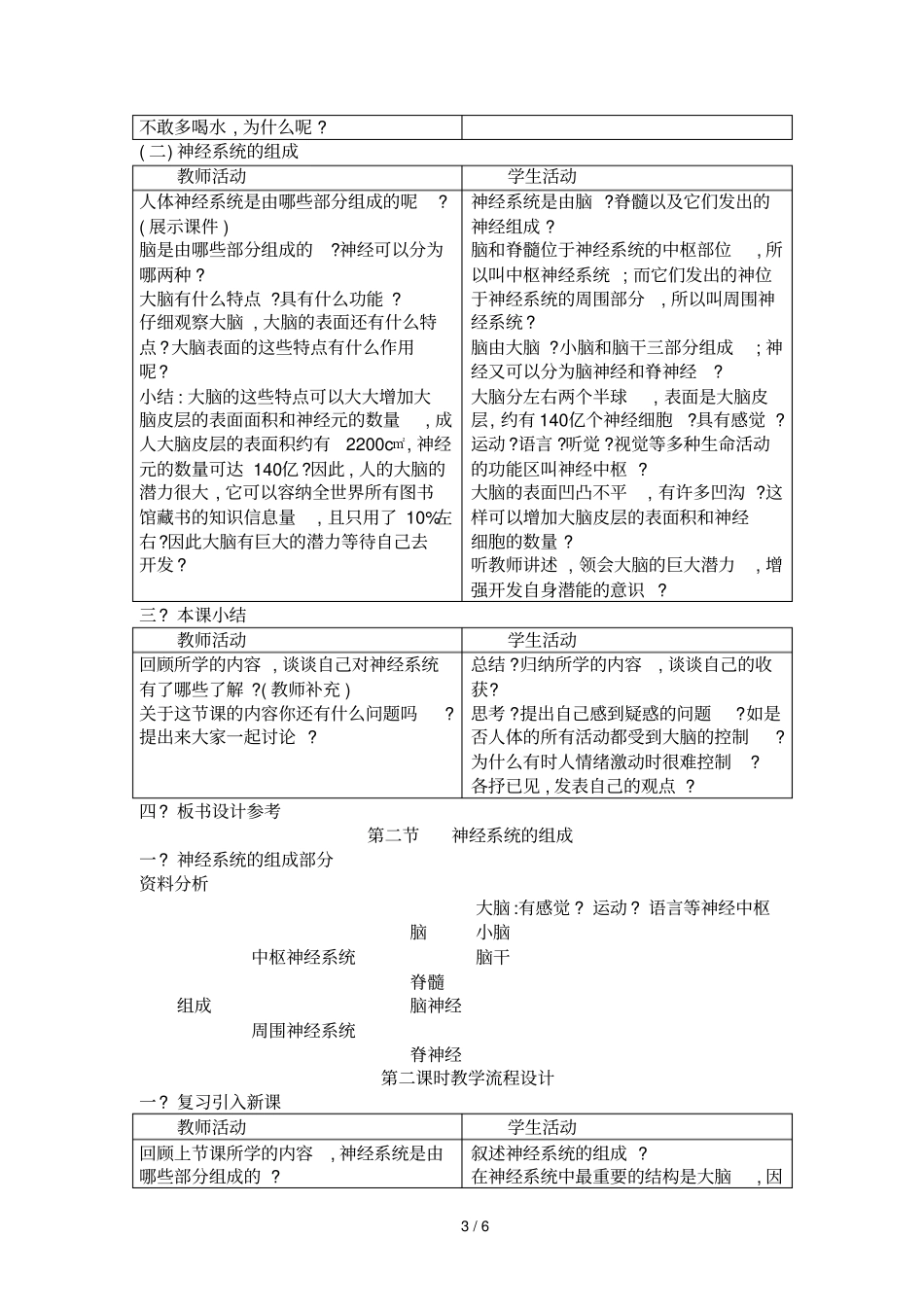 人教版初中神经系统的组成_第3页