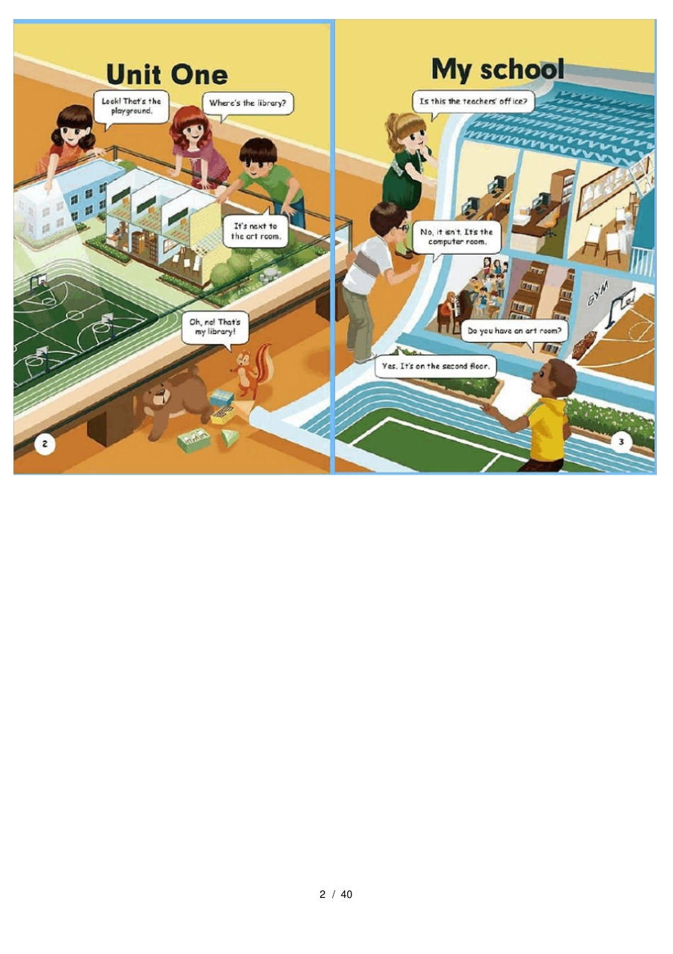 人教版四年级下册英语课本打印版_第2页