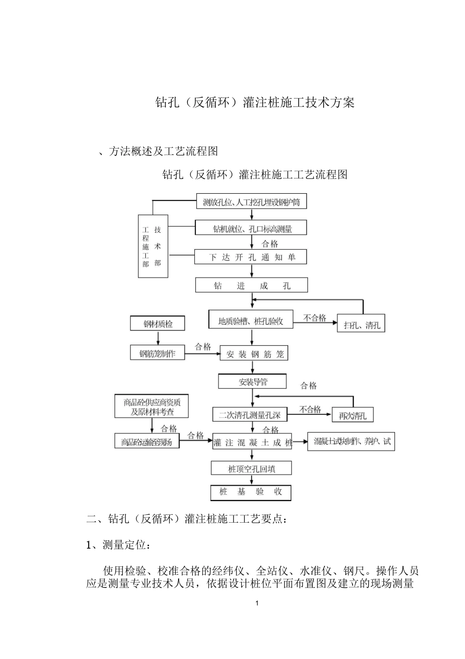 钻孔反循环灌注桩施工工艺_第1页