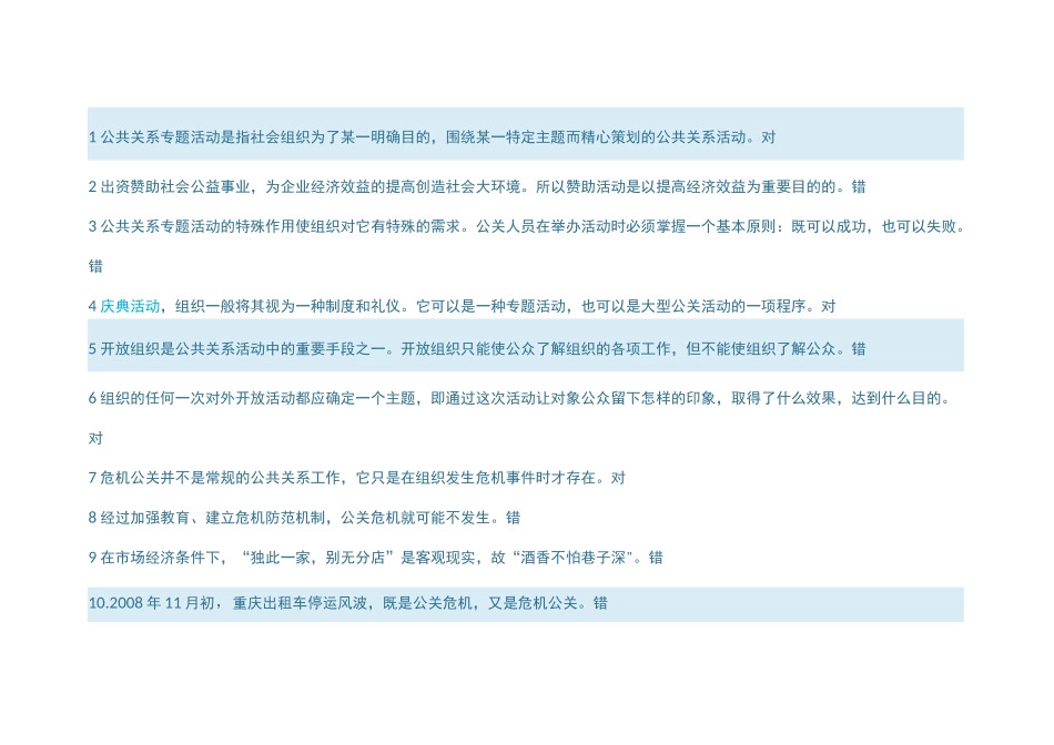 公共关系学第9章- 公共关系专题活动_第1页