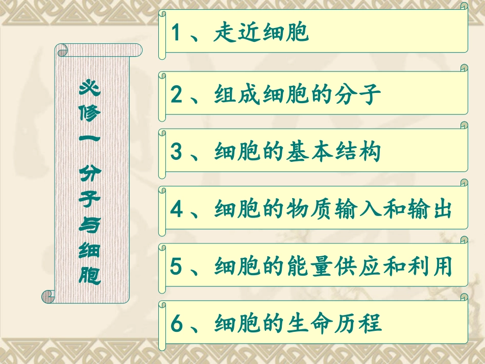 高中生物必修一知识框架_第2页