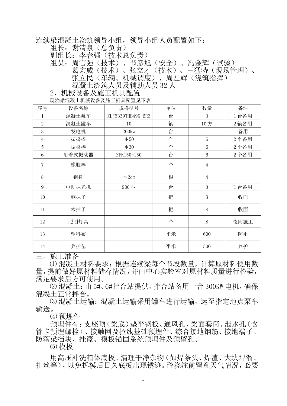 混凝土施工保证措施_第2页