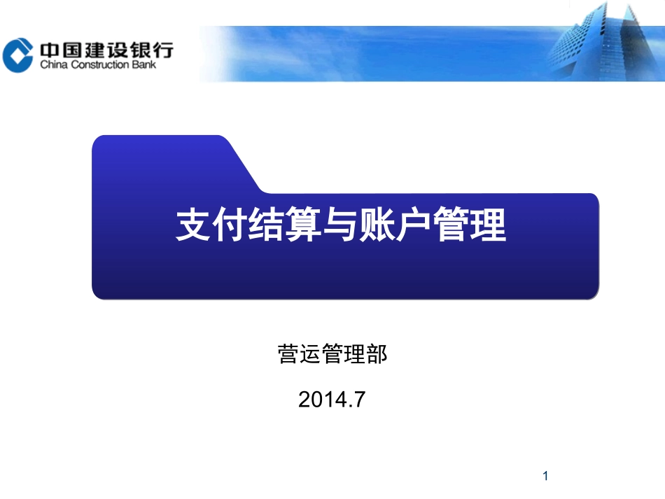 支付结算及账户管理(张玉)_第1页