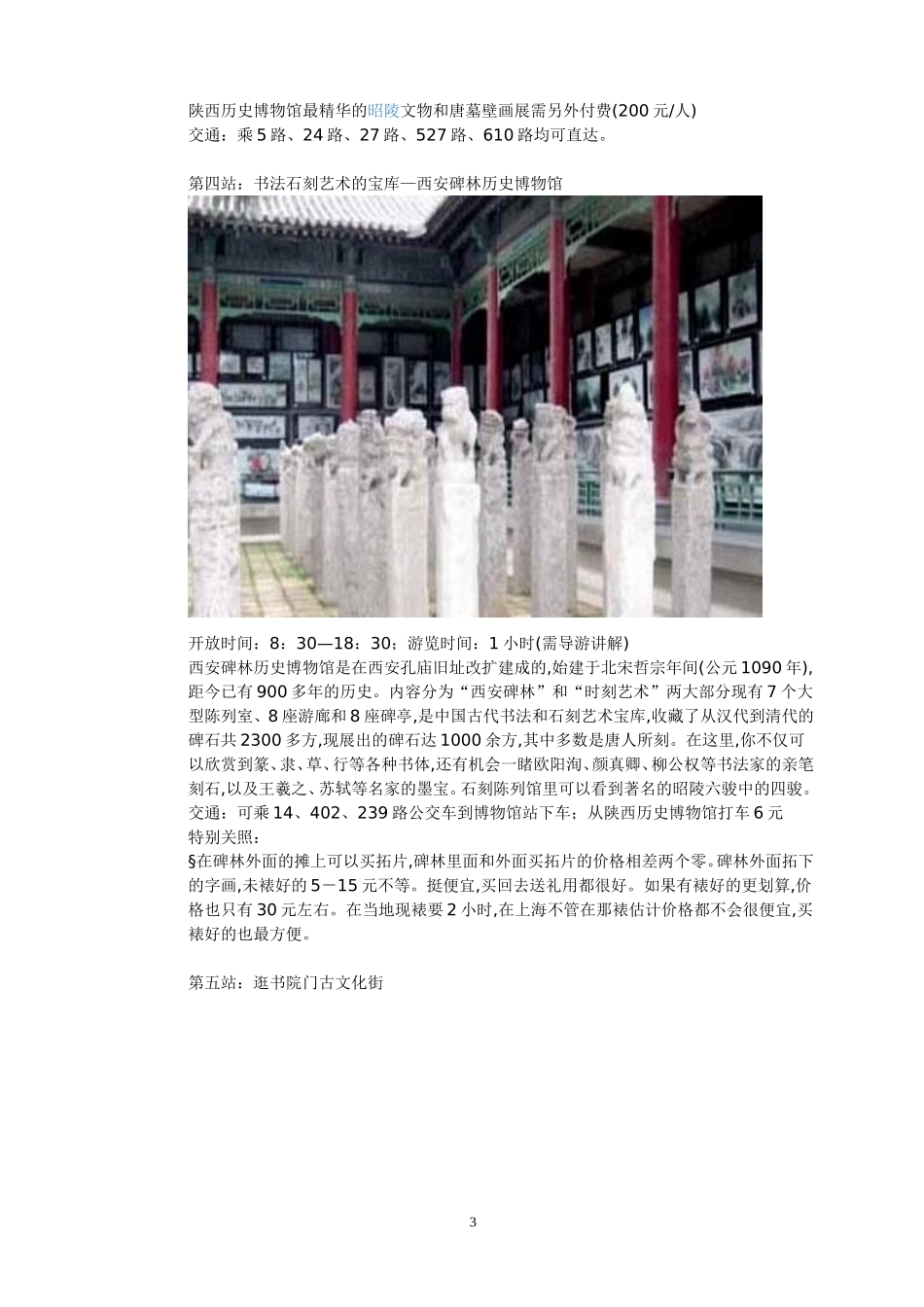 西安市内景点全攻略_第3页