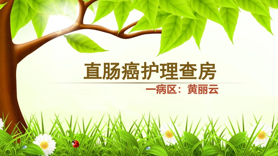 直肠癌护理查房_第1页