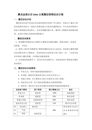 圈层营销活动方案