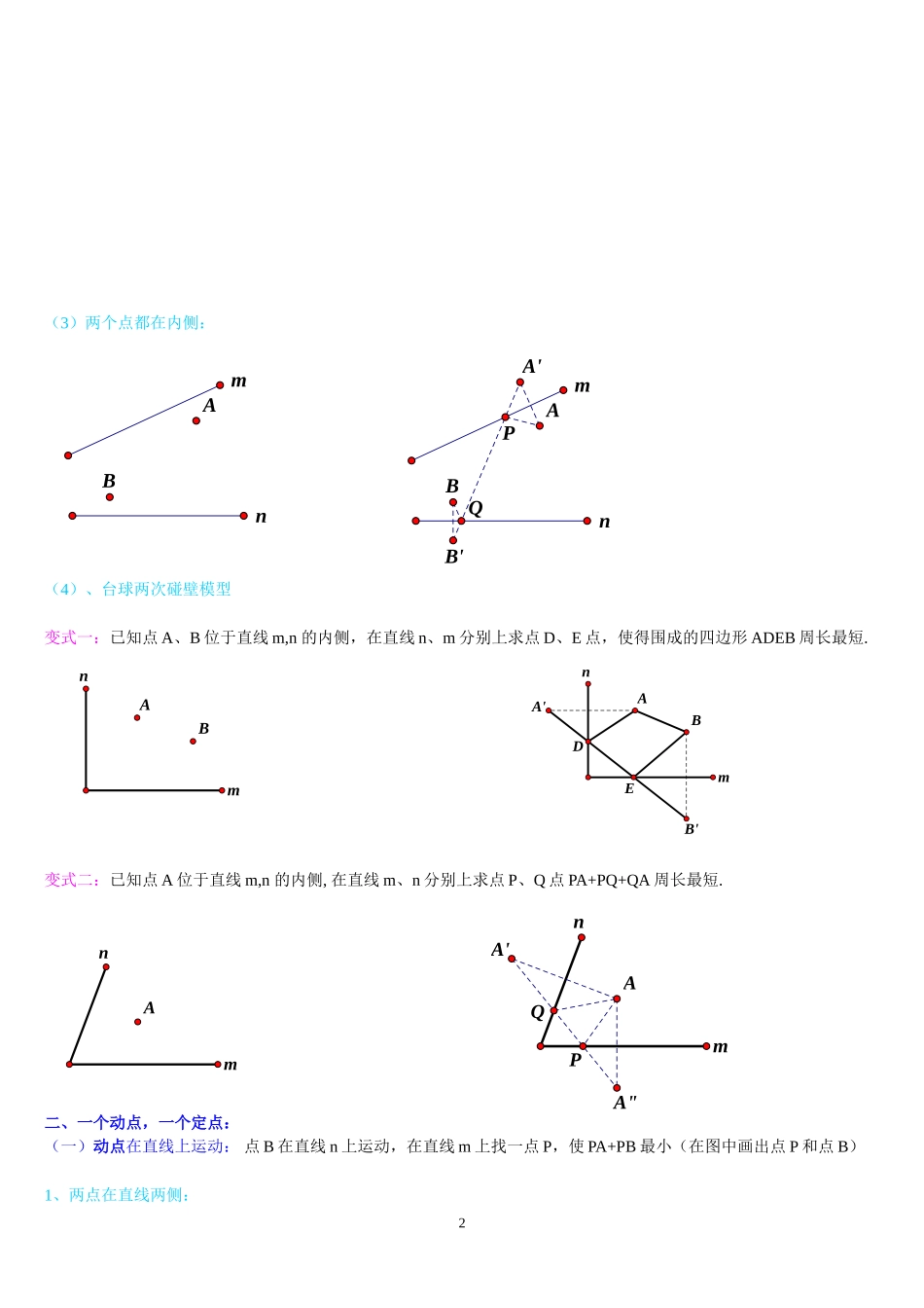 线段和差最值问题_第2页