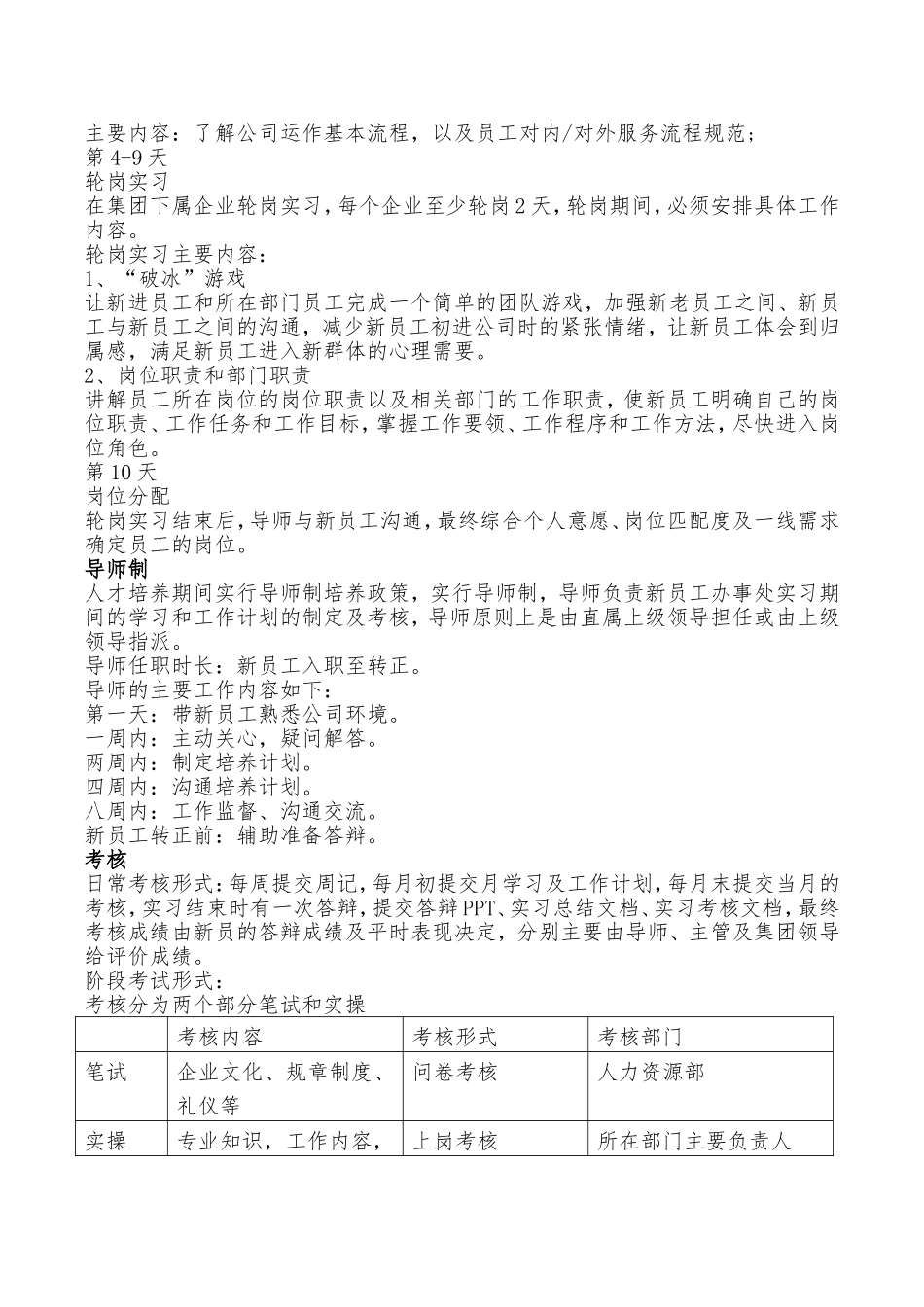 新员工入职培训流程及注意事项_第2页