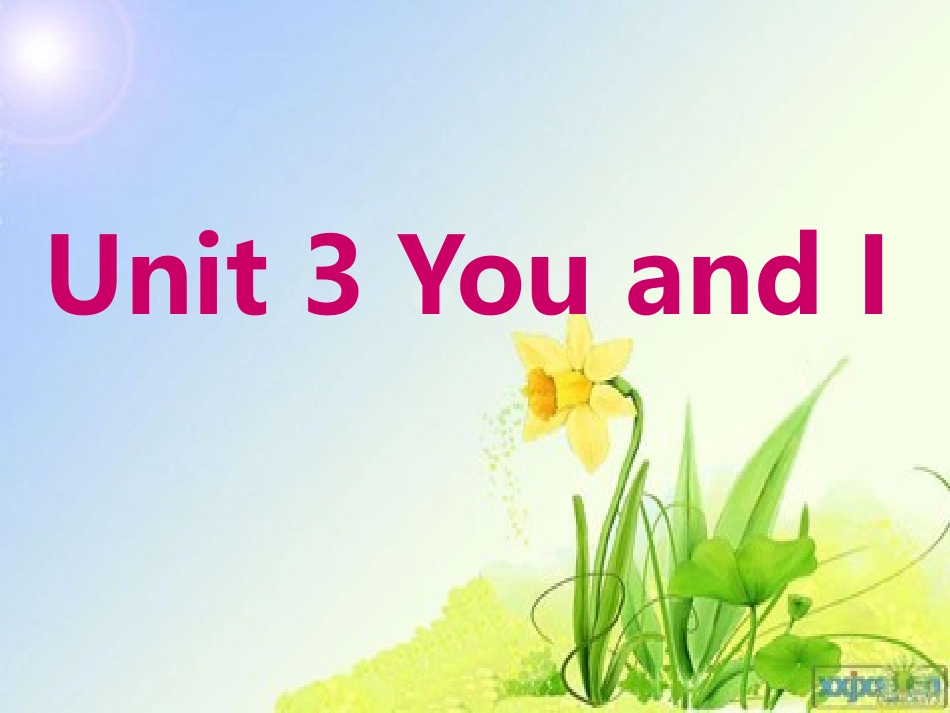 剑桥少儿英语预备级下册Unit3_第1页