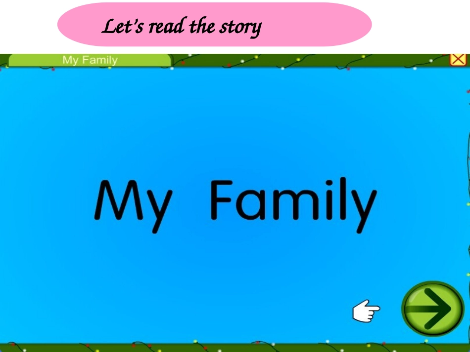 英语绘本my family_第1页