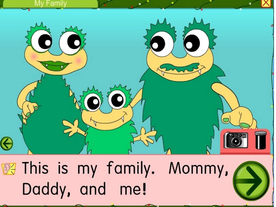 英语绘本my family_第2页