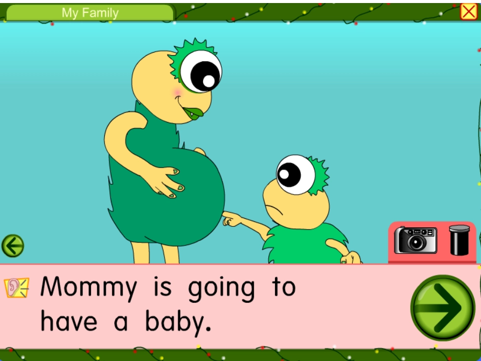 英语绘本my family_第3页