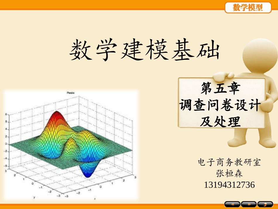 调查问卷设计及处理_第1页