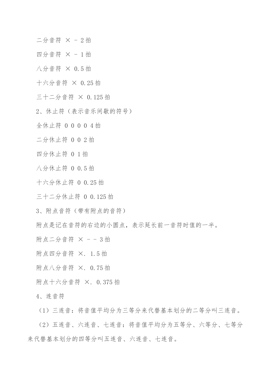 小学音乐知识点_第2页