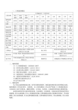 建筑工程测量方案