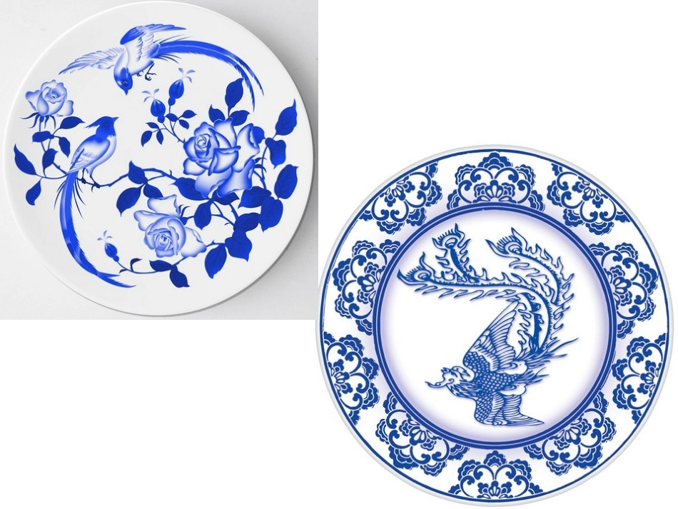 教孩子-手绘青花瓷纸盘_第2页