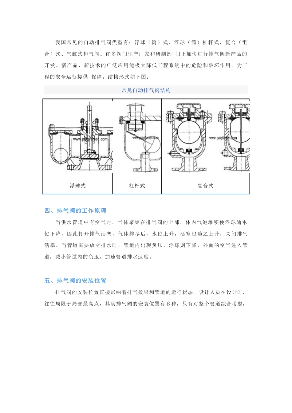 给水管道自动排气阀使用经验分享_第2页