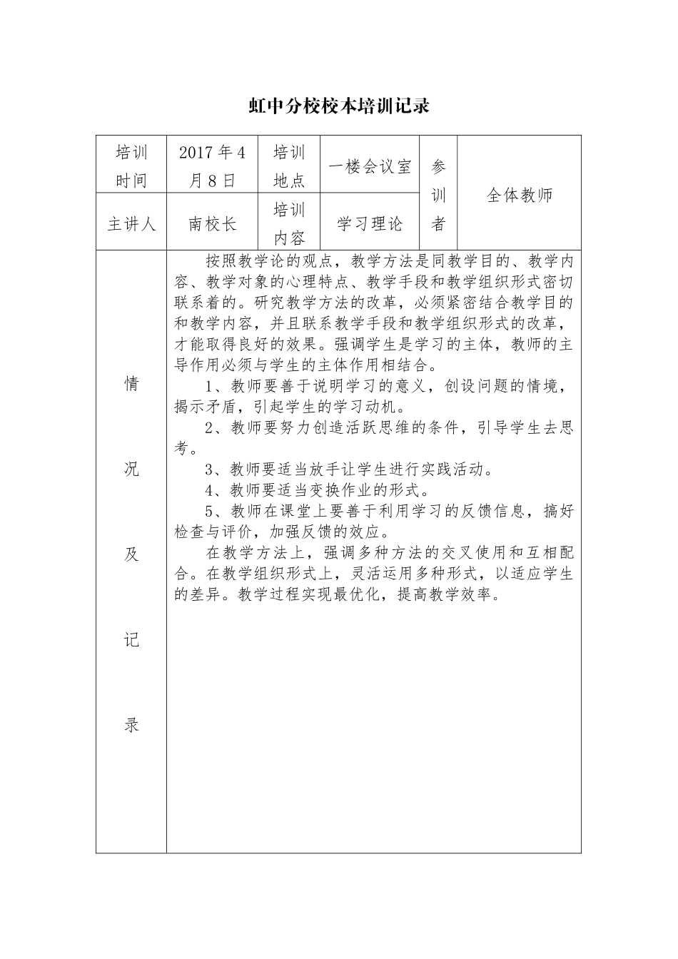 校本培训记录_第2页