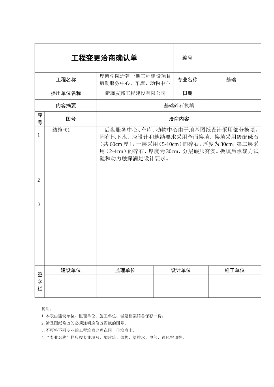 工程变更洽商确认单_第3页