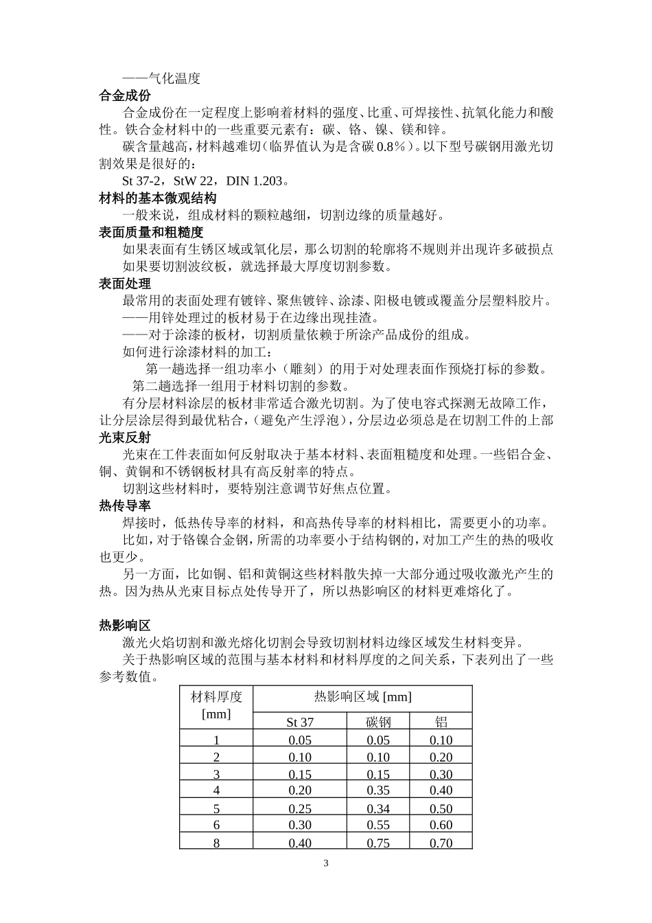 激光切割机工艺手册_第3页