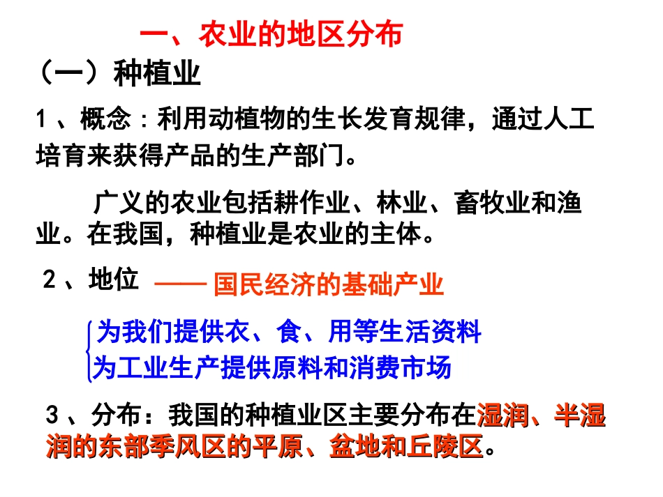 中国的农业高考二轮复习专题课件_第3页
