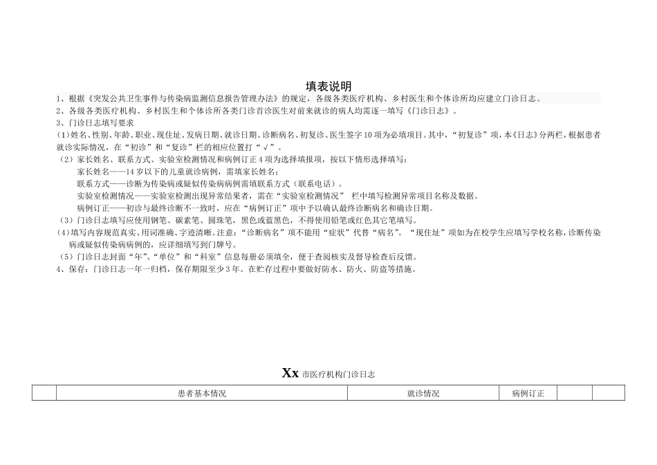 医疗机构门诊日志_第2页
