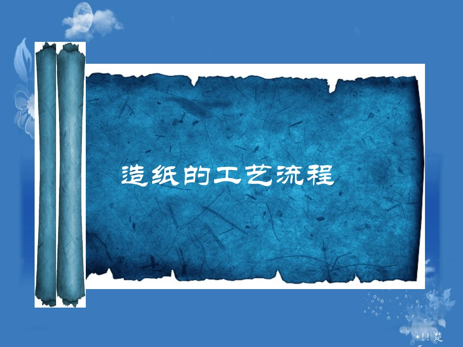 造纸工艺流程_第1页