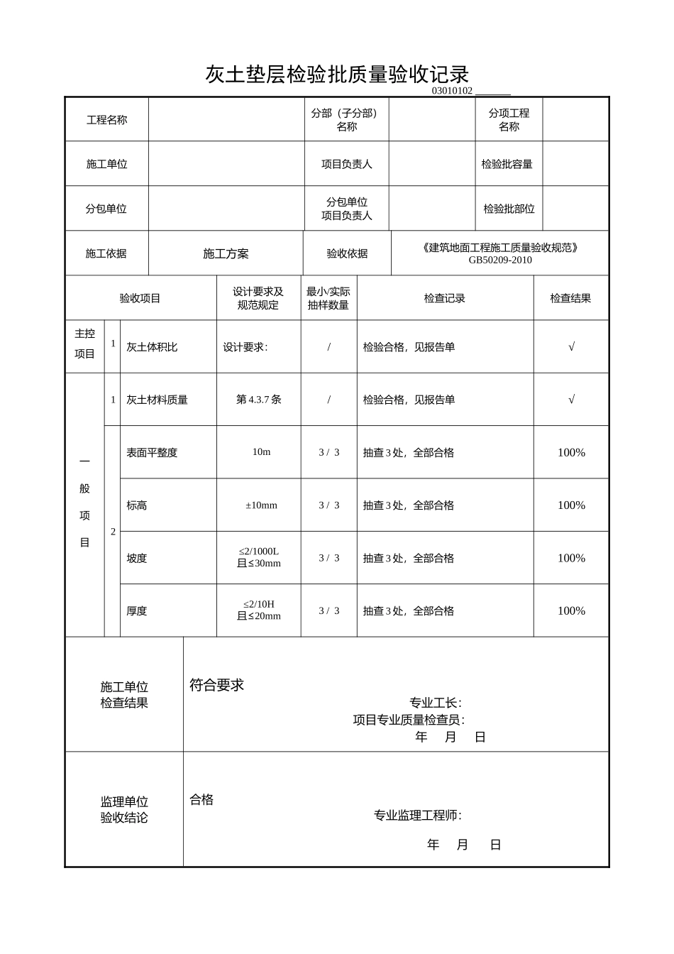 装饰检验批全套_第2页
