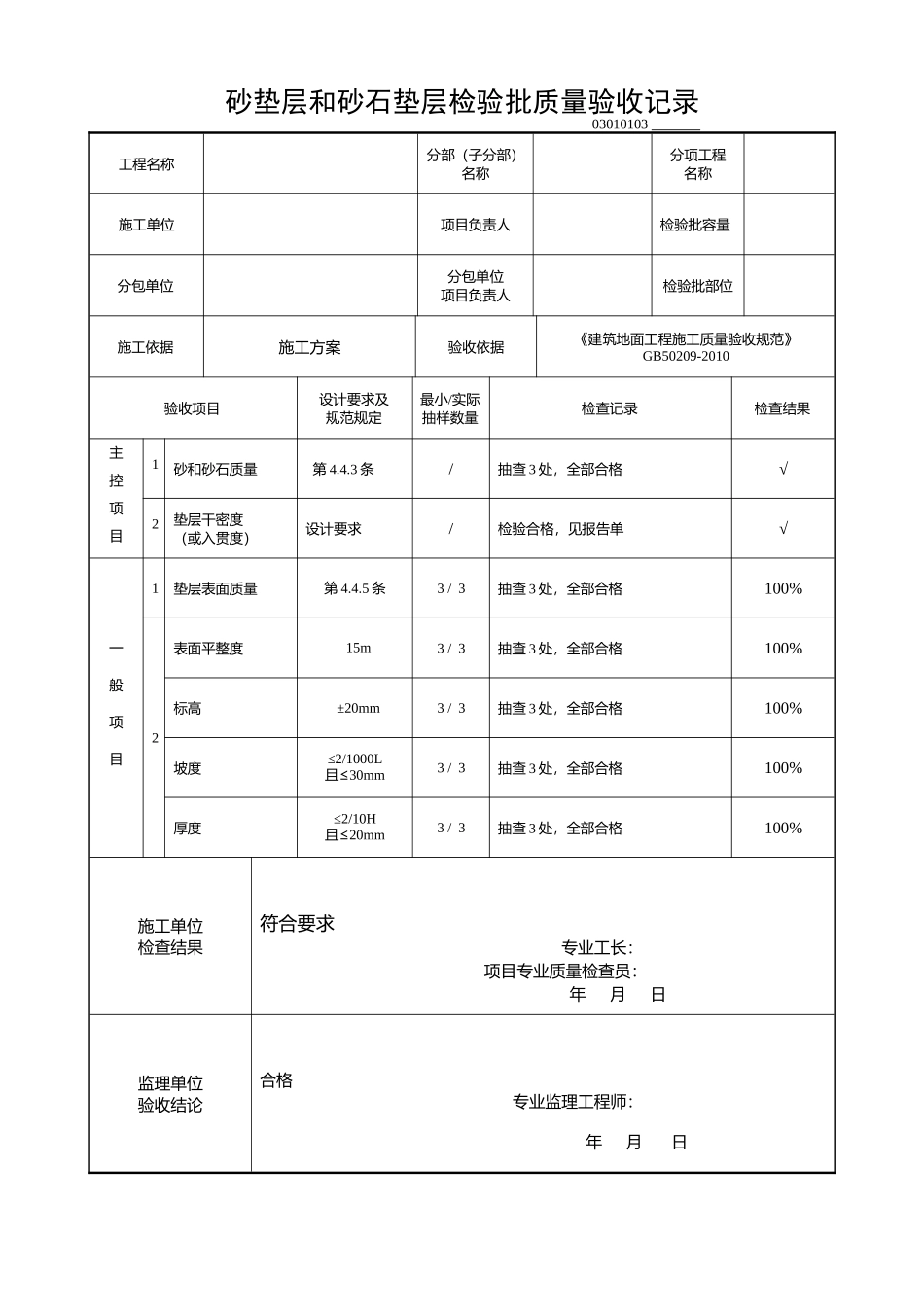 装饰检验批全套_第3页