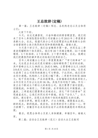 王总致辞(定稿)
