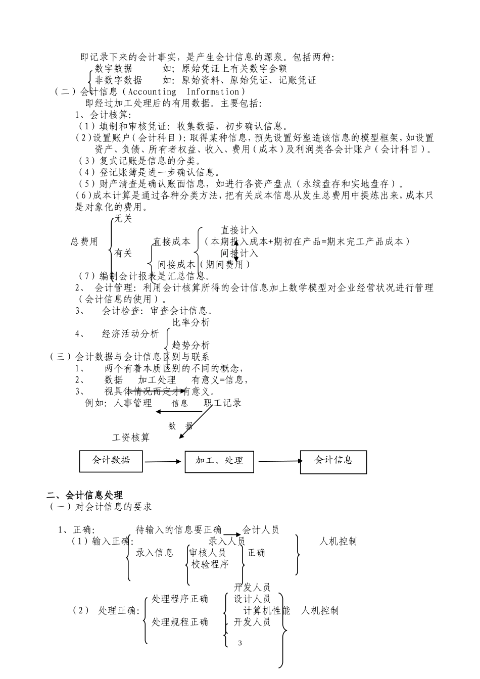 会计电算化课程教学教案_第3页