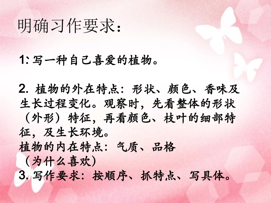 我喜爱的植物(作文课件)_第3页