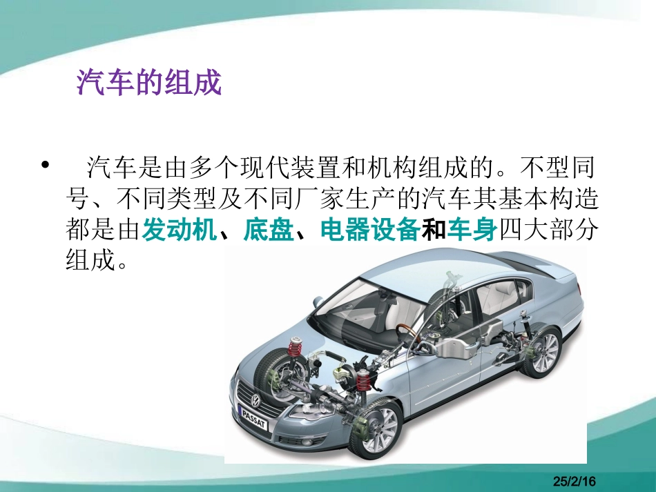 汽车底盘基本结构认识_第2页