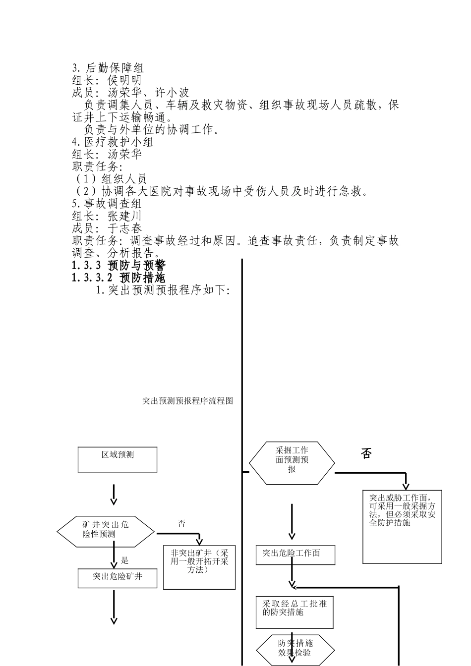 煤与瓦斯突出事故应急预案_第3页