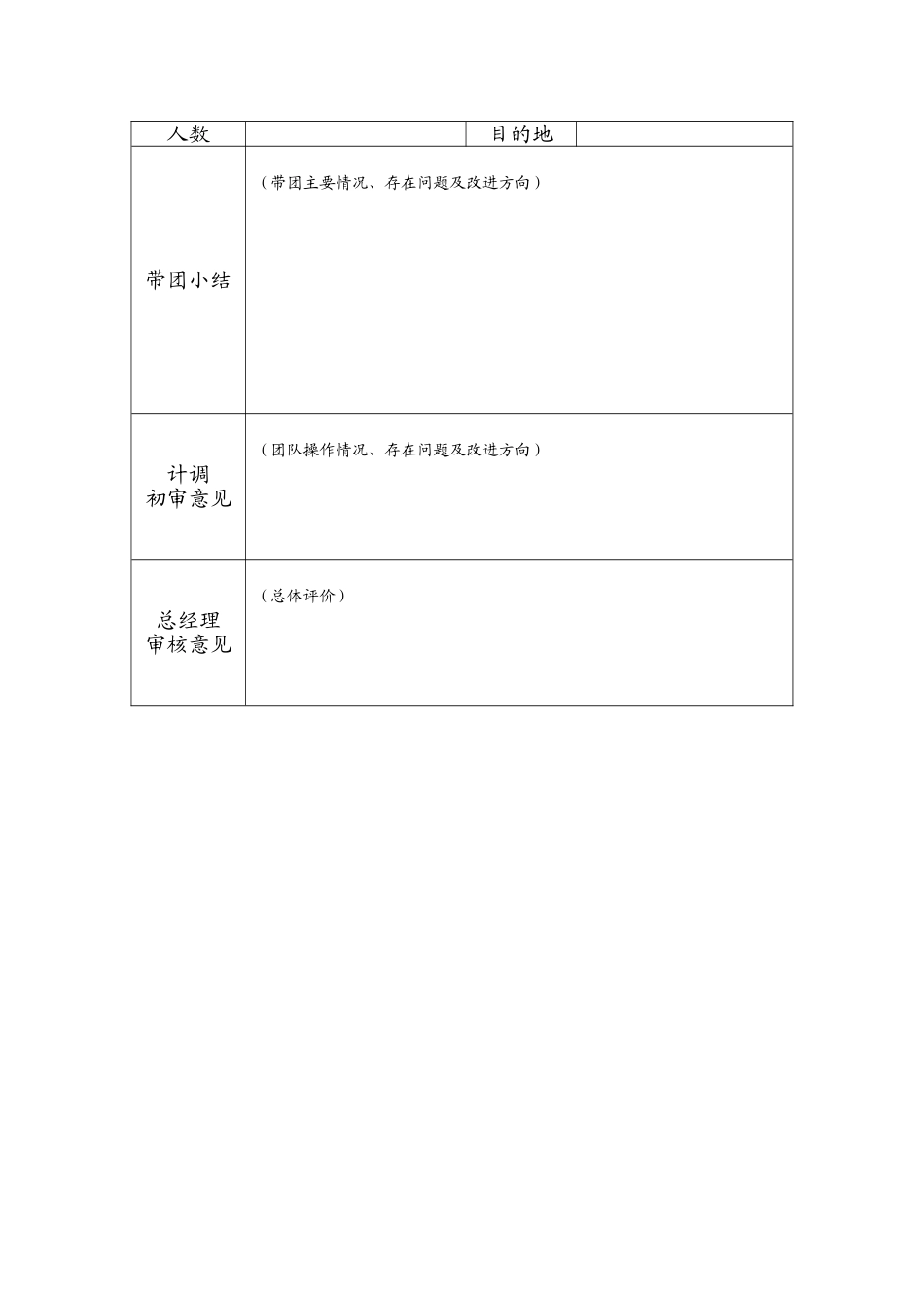 游客意见反馈表1_第2页