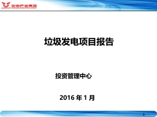 垃圾发电项目