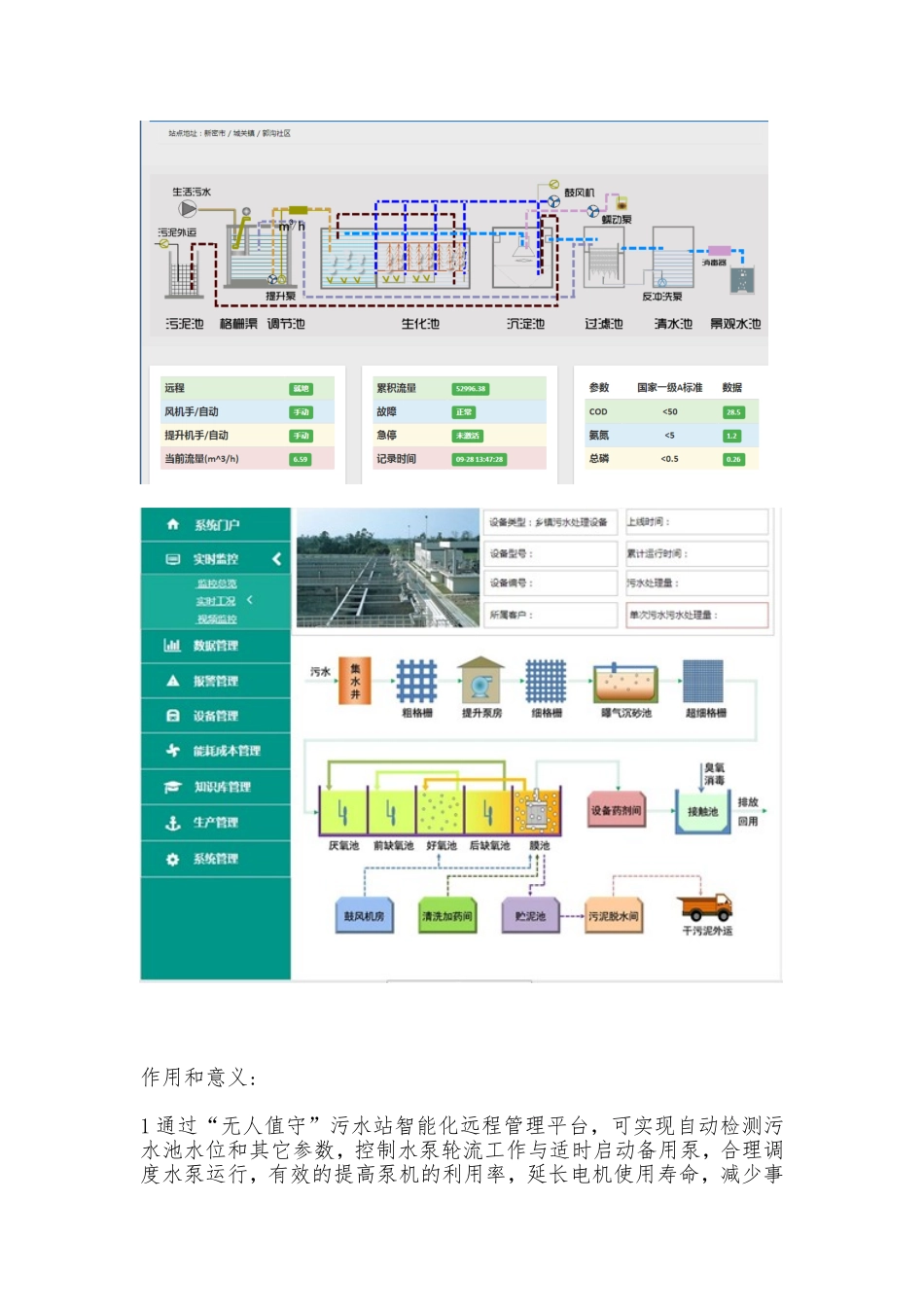 智慧水务--无人值守污水处理厂智通化远程管理云平台_第3页