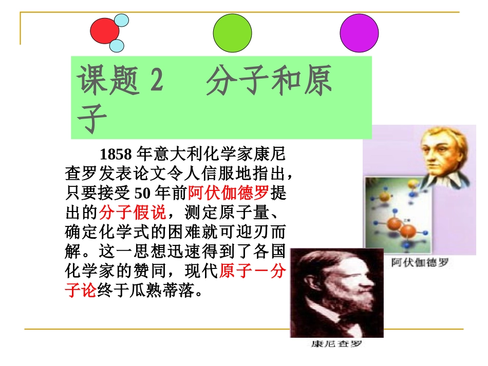 分子和原子PPT_第1页