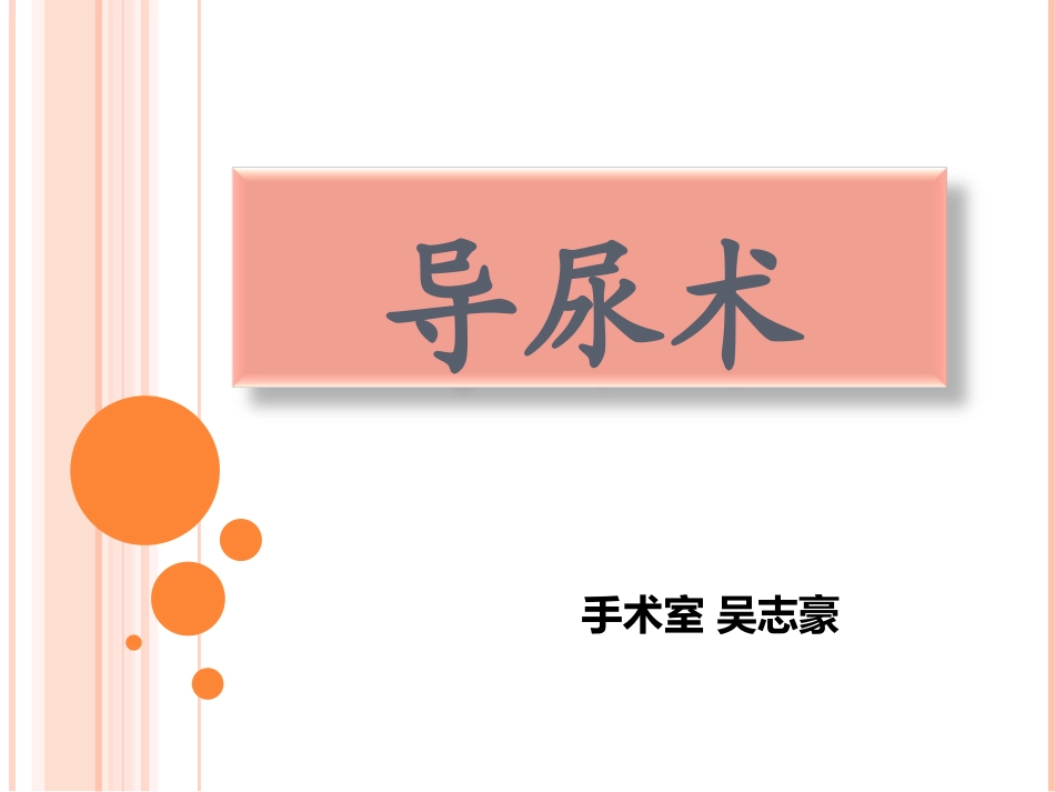 无菌导尿术PPT_第1页