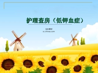 护理查房低钾血症