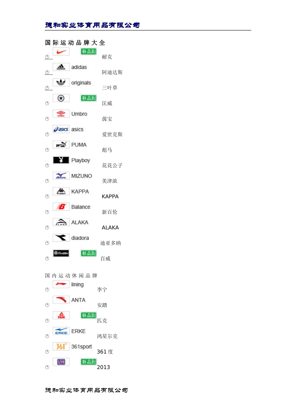 鞋子品牌大全_第1页