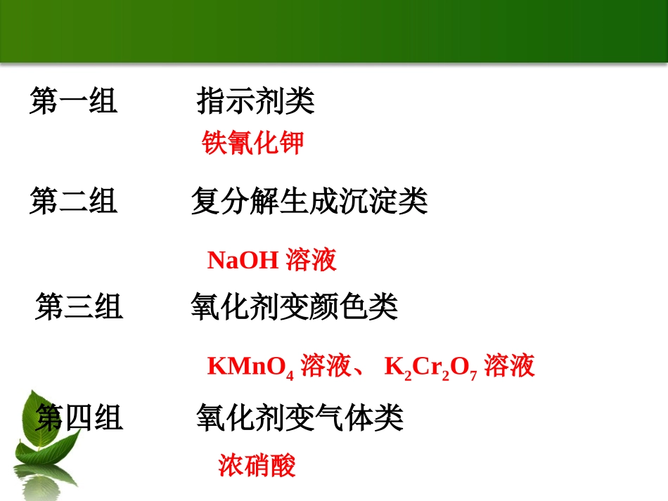 铁盐中的亚铁离子检验_第3页