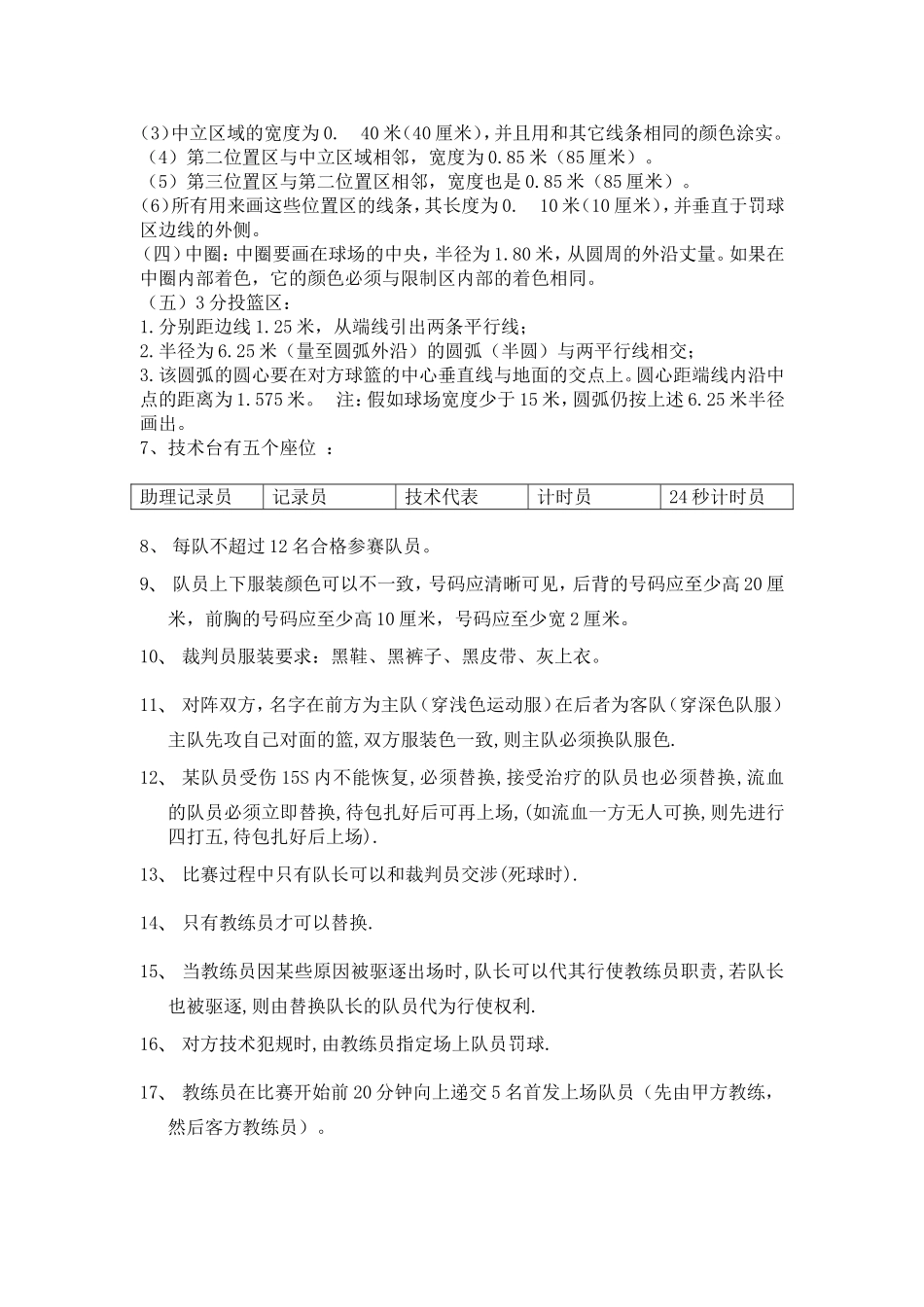 篮球规则与裁判法_第3页