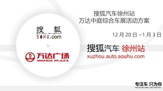 搜狐汽车万达车展方案