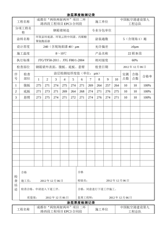 涂层厚度检测记录 (2)