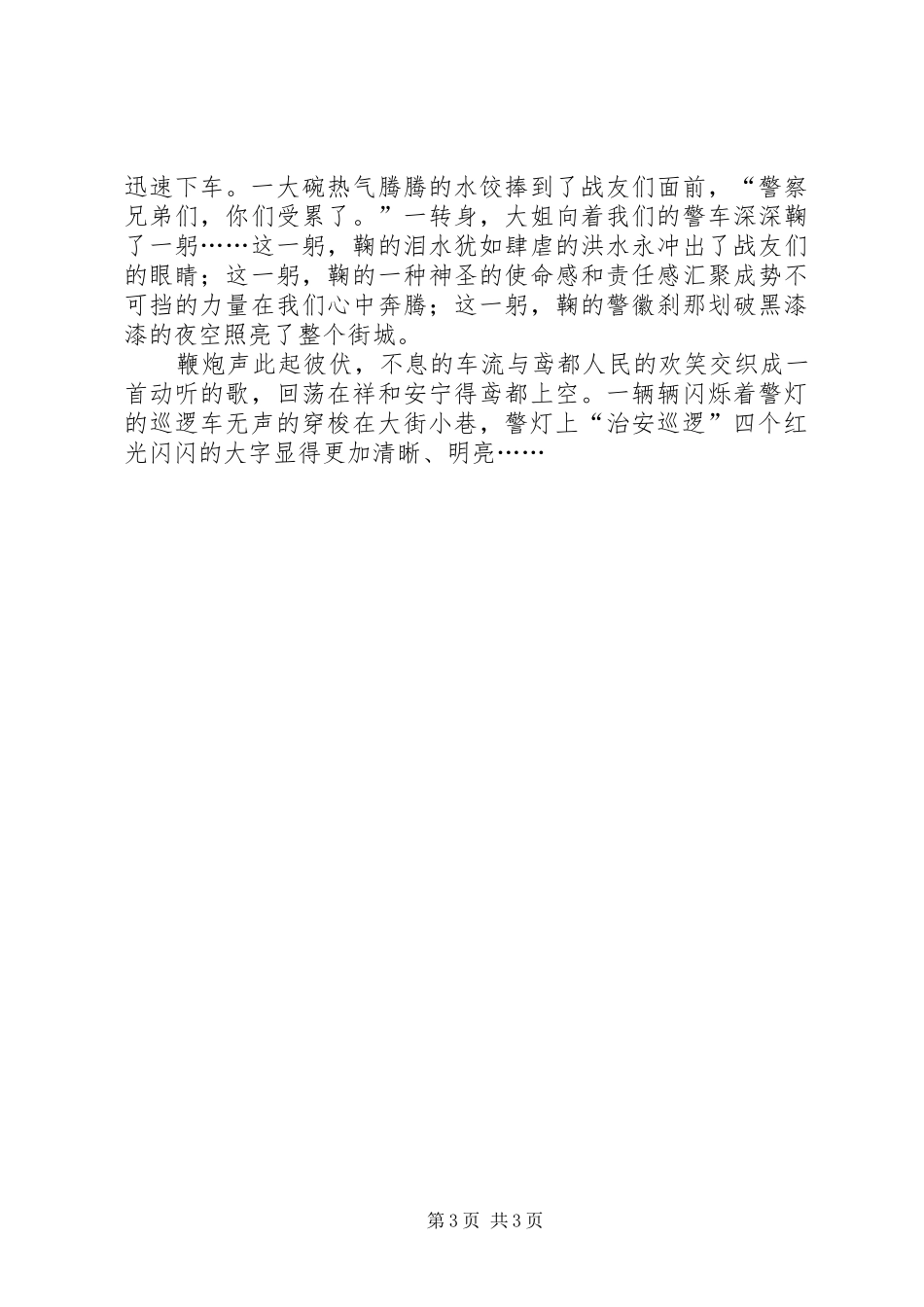 警察巡控事迹演讲稿_第3页