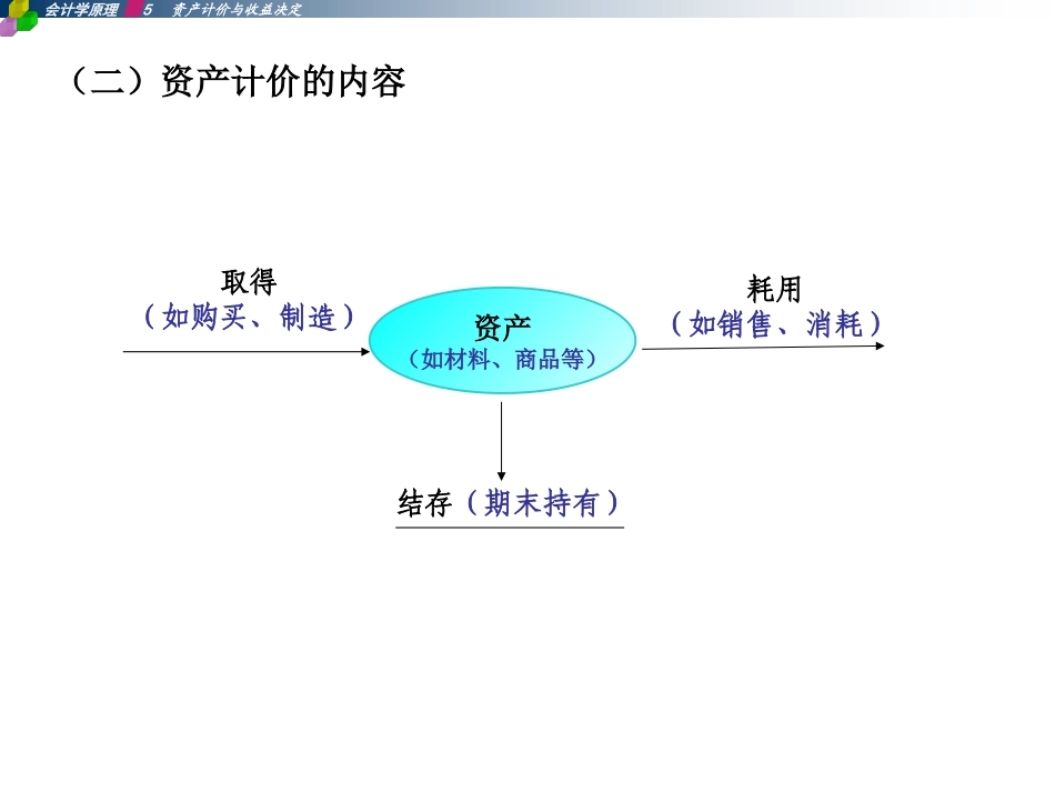 会计学原理唐国平第5章 资产计价与收益决定_第3页